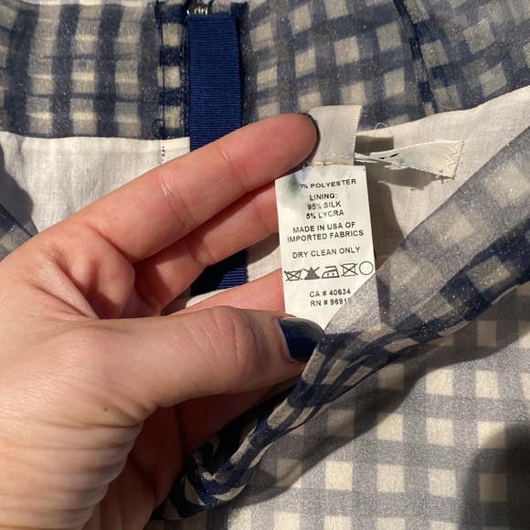 Marc Jacobs Gingham Print Organza Dress - Picture 9 of 16